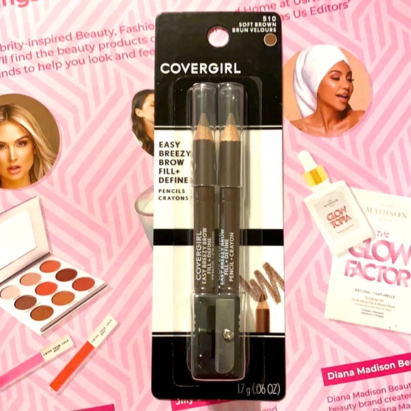 NIB Covergirl Easy Breezy Brow Fine Pencils Soft Brown - Picture 4 of 5